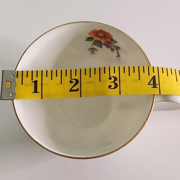 Early 20th Century Epiag Czechoslovakia Fine China Floral/Gold Trim Teacup - Picture 10 of 12